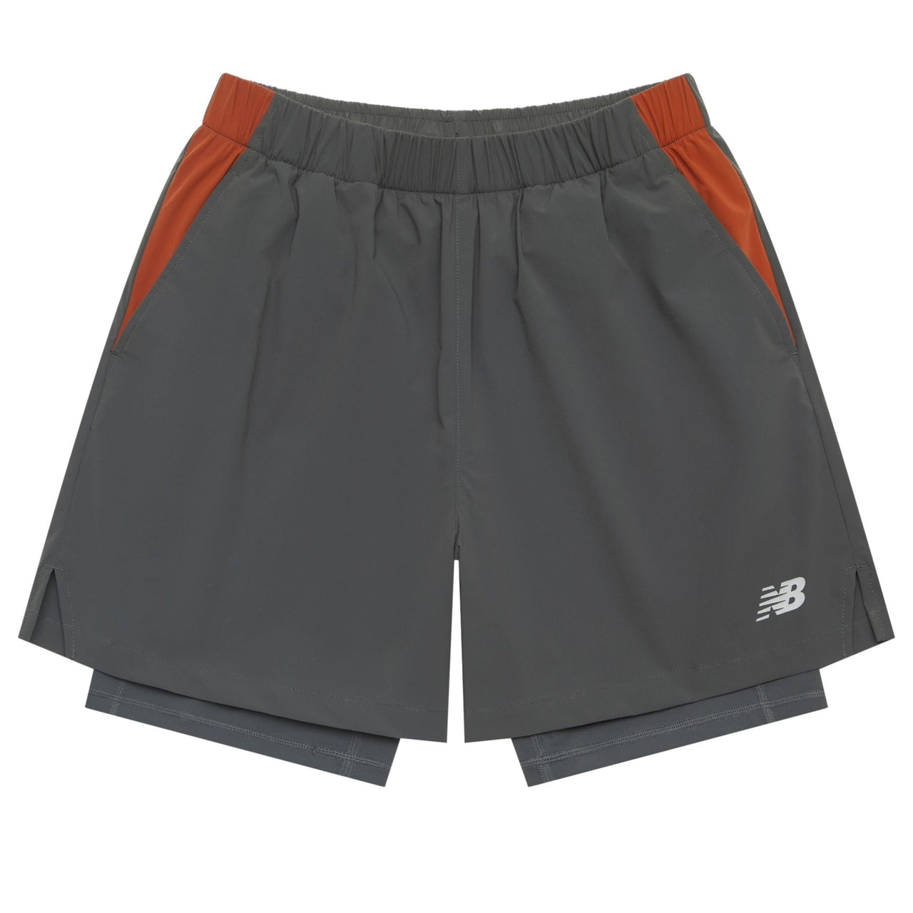 New Balance NB Logo 2 In 1 Short 'Dark Grey' NVE25121-CHL