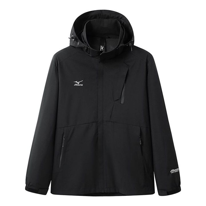 Mizuno Logo Outdoor Jacket 'Black' A2CE3112