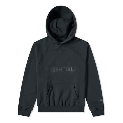 Fear of God Essentials FW20 SSENCE Logo Hoodie 'Dark Navy' 0192250500234041