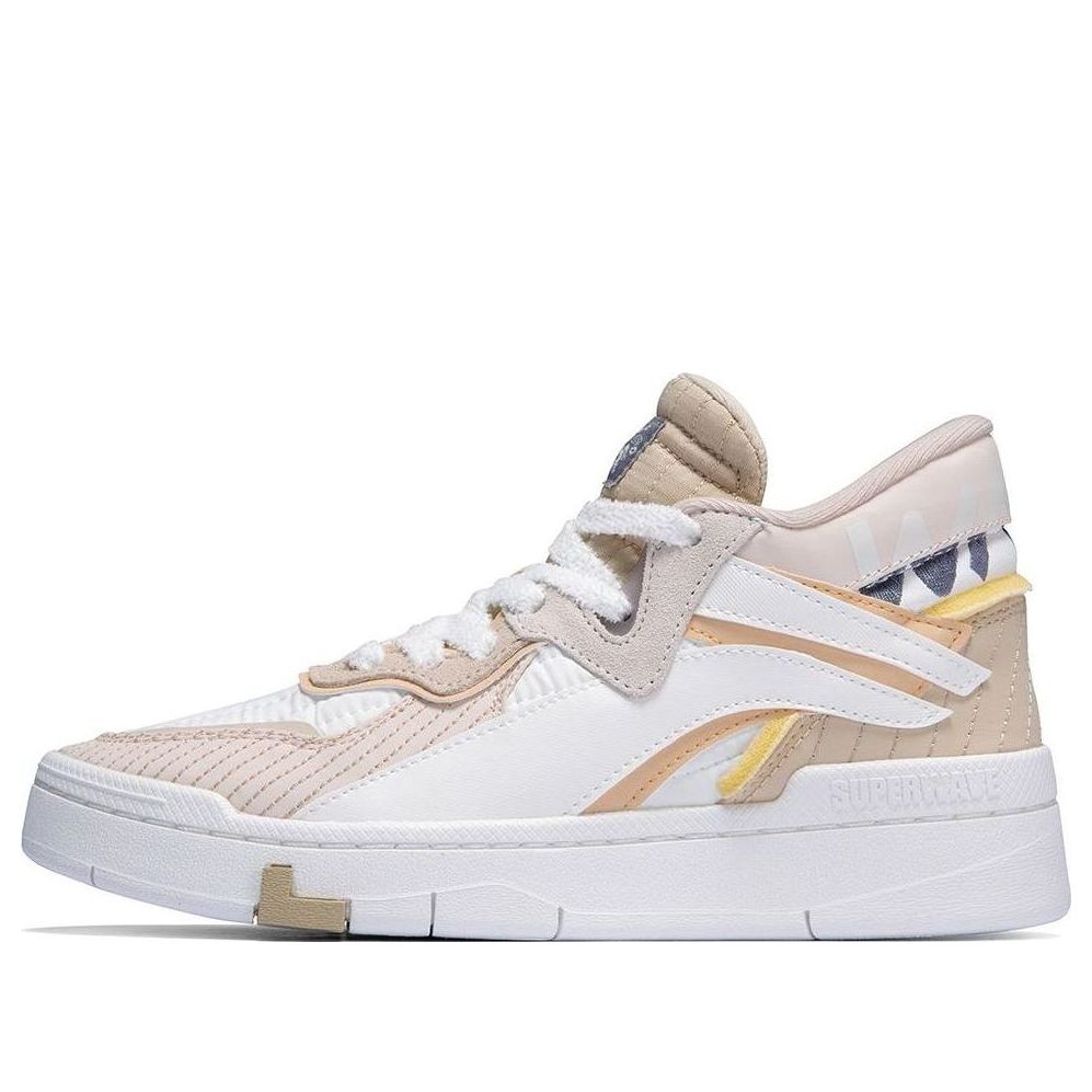 (WMNS) Li-Ning Superwave Mid PRM 'White Taupe Pink' AGCS152-1
