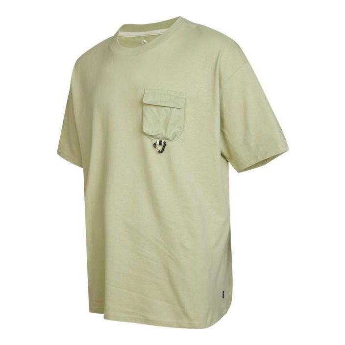 Converse Go Outdoor Oversized Pocket Tee 'Olive Aura' 10024357-A03