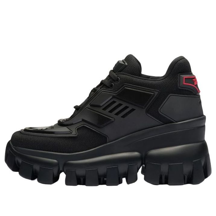 (WMNS) PRADA Cloudbust Thunder Mid Top Sneakers 'Black' 1E819L_3KR2_F0002_F_B080