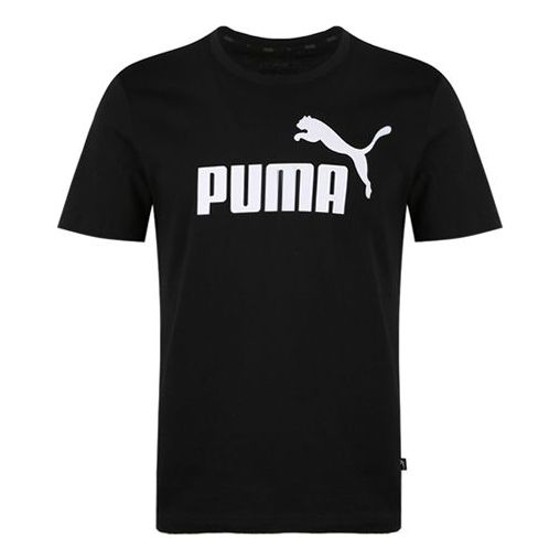 PUMA Athleisure Casual Sports Round Neck Short Sleeve Black 844642-01