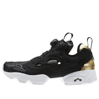 (WMNS) Reebok Instapump Fury Cutouts Running Shoes Black CM9816
