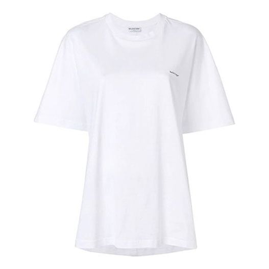 Balenciaga os Short Sleeve White 482204TYK289000