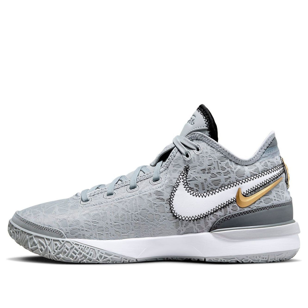 Nike Zoom LeBron NXXT Gen 'Wolf Grey Metallic Gold' DR8784-004