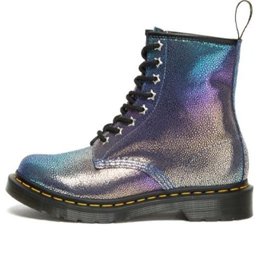 (WMNS) Dr.Martens 1460 Rainbow Ray Suede Lace Up Boots 'Purple' 26963500