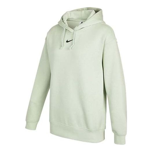 (WMNS) ASW Nike Sportswear ESSNTL CLCTN FLC OS HD SEAFOAM DJ7669-017