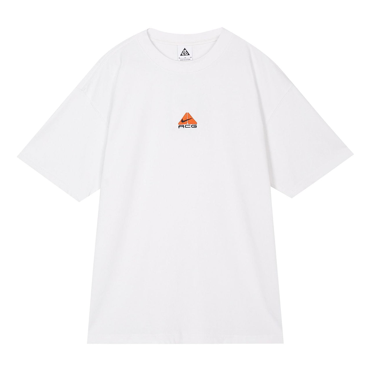 Nike ACG Logo Embroidered Pattern Loose Round Neck Short Sleeve White DQ1815-121