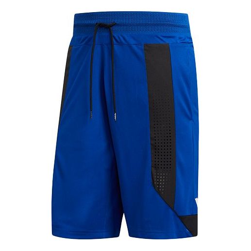 adidas C365 Short Colorblock Sports Loose Basketball Shorts Blue ED8414