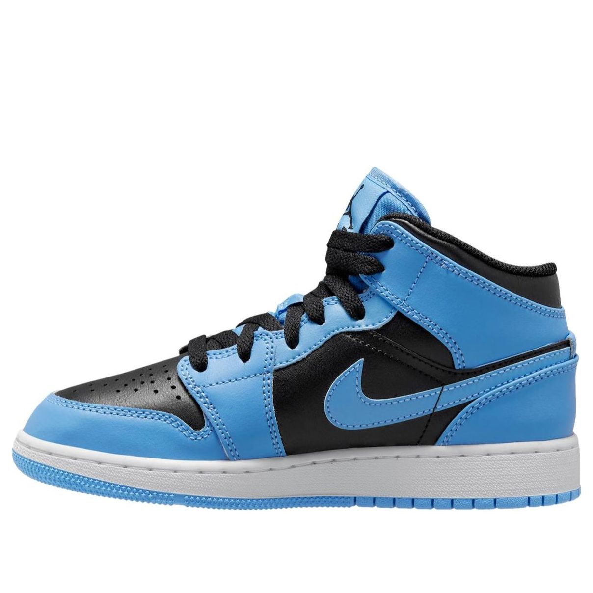 (GS) Air Jordan 1 Mid 'Blue Black' DQ8423-401