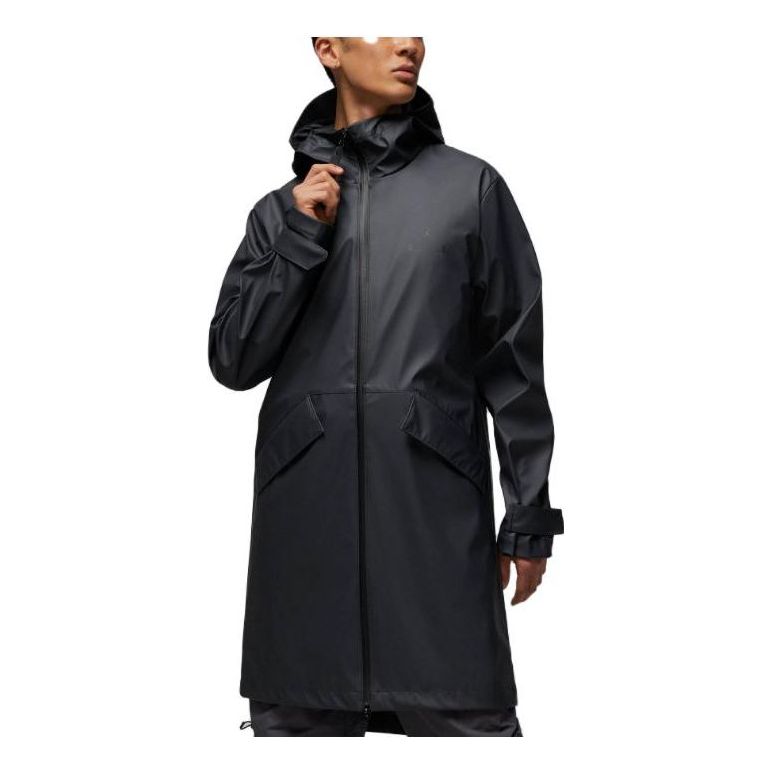 Air Jordan Water-Repellent Windbreaker Coat 'Black' DV7692-022