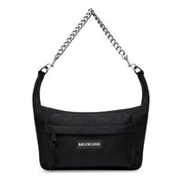 (WMNS) Balenciaga Raver Medium Bag With Chain 'Black' 7410802AACN1000