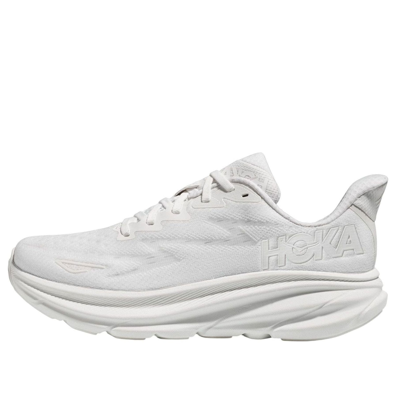 (WMNS) HOKA ONE ONE Clifton 9 Wide 'Triple White' 1132211-WWH