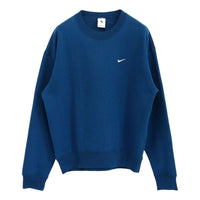 Nike Round Neck Pullover Loose Long Sleeves Hoodie Men's Blue DA0318-460