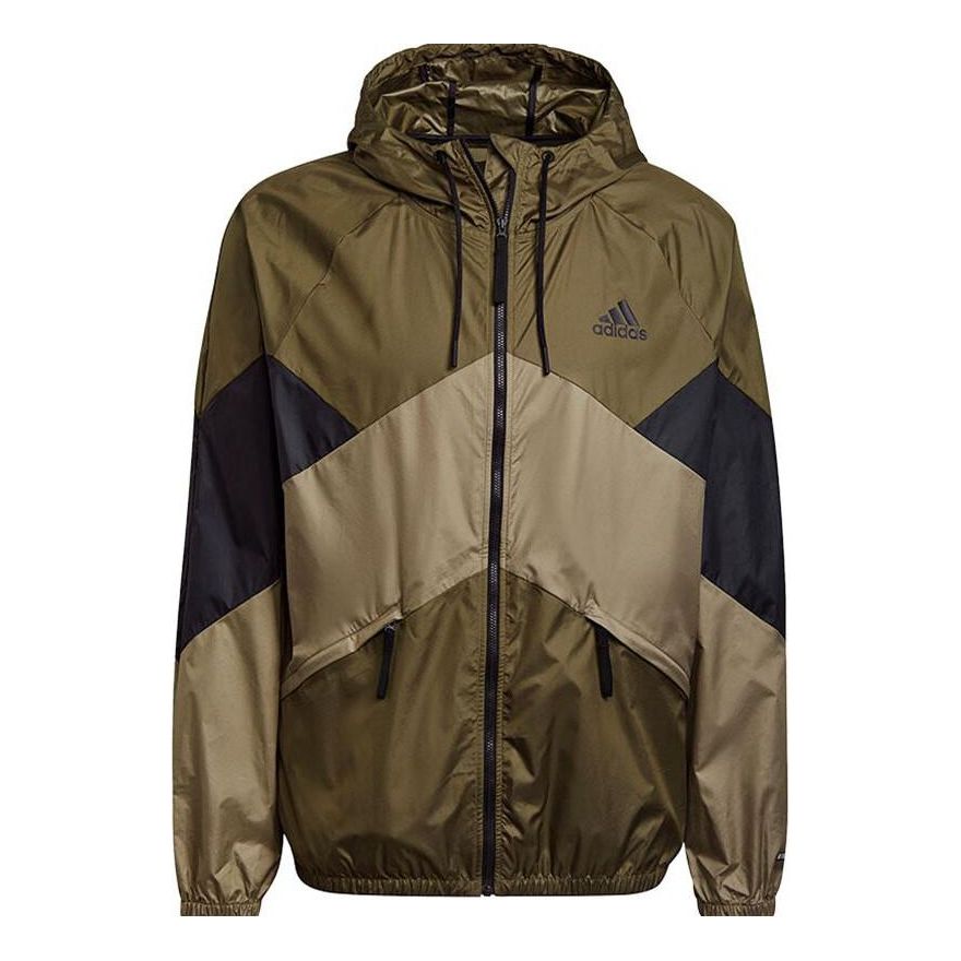 adidas Back to Sport WIND.RDY Jacket 'Focus Olive Black' GT6577