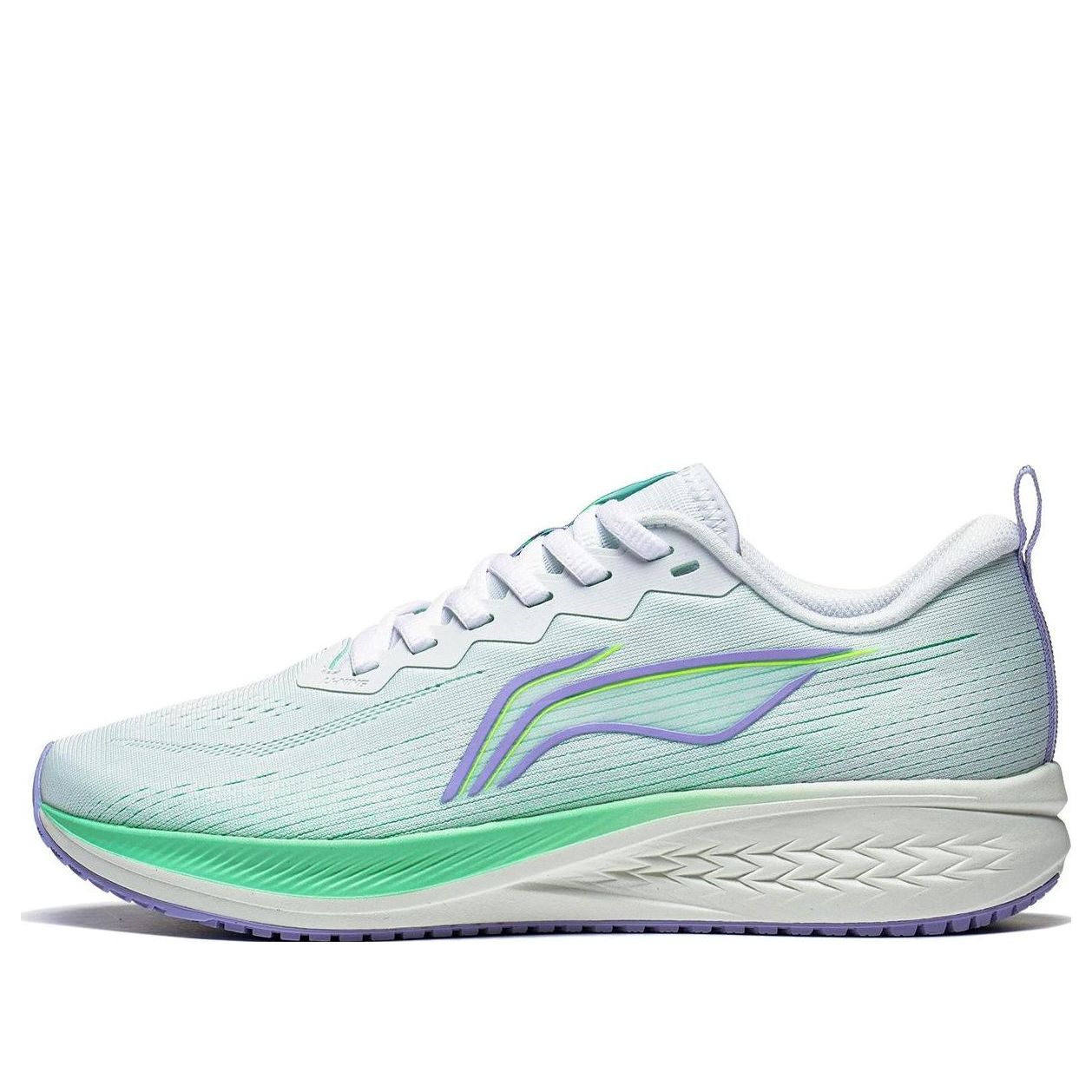 (WMNS) Li-Ning RED HARE VI Racing Running Shoes 'White Green' ARMT016-13
