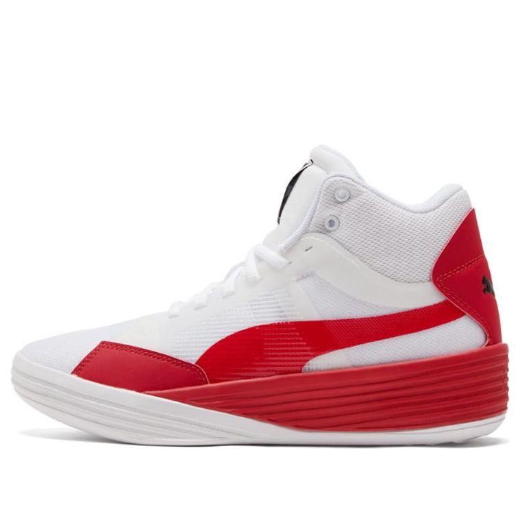 PUMA Clyde All-Pro Mid White/Red 195512-04