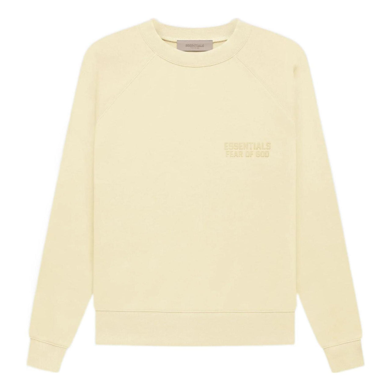 Fear of God Essentials FW22 Essentials Crewneck Canary FOG-FW22-727