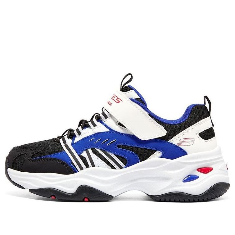 (GS) Skechers DLITES 4.0 'White Black Blue' 405211L-WBKB