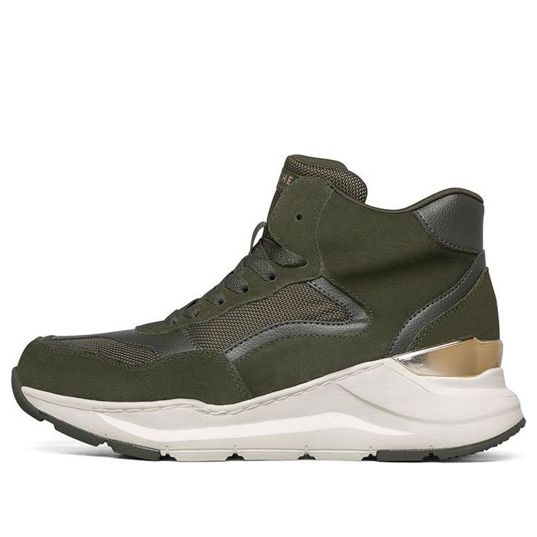 (WMNS) Skechers Rovina High-Top Green 155250-OLV