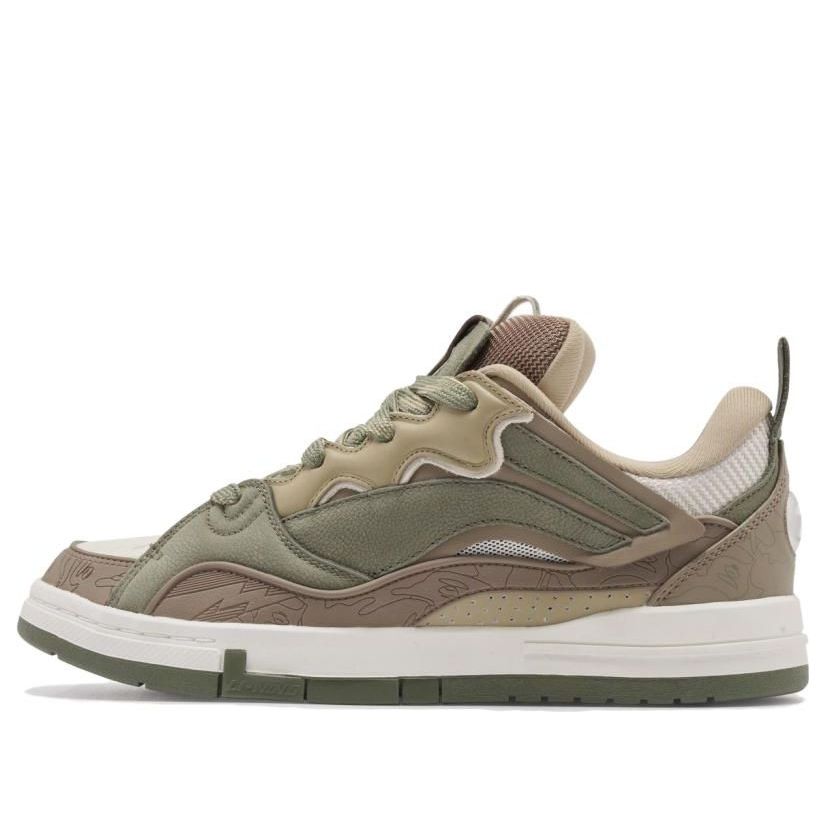 Li-Ning Superwave Golden x AAPE 10TH Anniversary 'Green Brown' AECS087-7