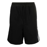 adidas Y-3 3-Stripes Terry Shorts 'Black ' H16336