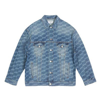 Balenciaga BB Monogram Large Fit Jacket 'Blue' 675208TMW374437