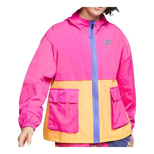 (WMNS) Nike Sportswear Icon Clash Woven Jacket Pink CJ2296-601