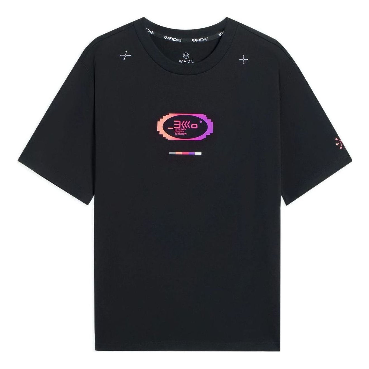 Li-Ning Way Of Wade 003 Graphic T-shirt 'Black Purple' AHSSA47-1