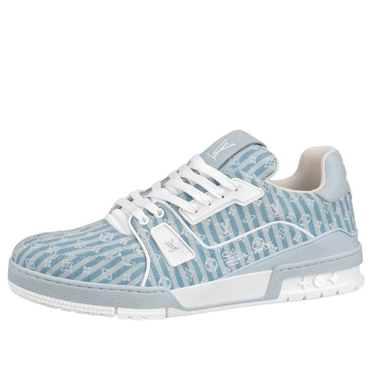 LOUIS VUITTON LV Trainers 'Blue Stripes' 1ABNLI