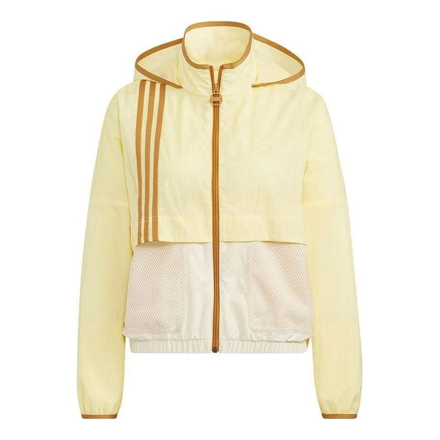 (WMNS) adidas Neo Util Windbreaker Jackets 'Yellow' HN2329