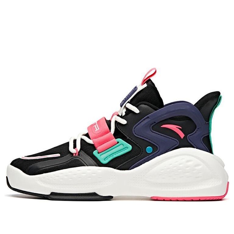 (WMNS) ANTA Life Life Series Sneakers 'Black Pink' 122038081-4
