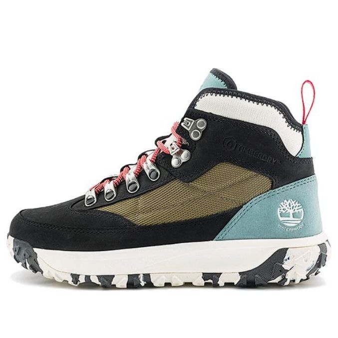 (WMNS) Timberland Greenstride Motion 6 Inch Waterproof Mid Hiking Boots 'Black Nubuck' A2MT9