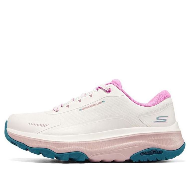 (WMNS) Skechers Max Cushioning Trail 'White Pink' 128220-NAT