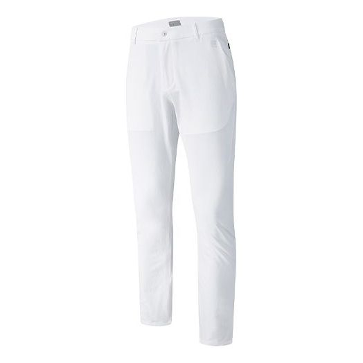 Men's FILA Golf Woven White Long Pants/Trousers A11M025801F-WT