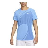 Nike Dri-Fit RAFA Short-sleeve Tennis T-Shirts 'Blue' DV2878-412
