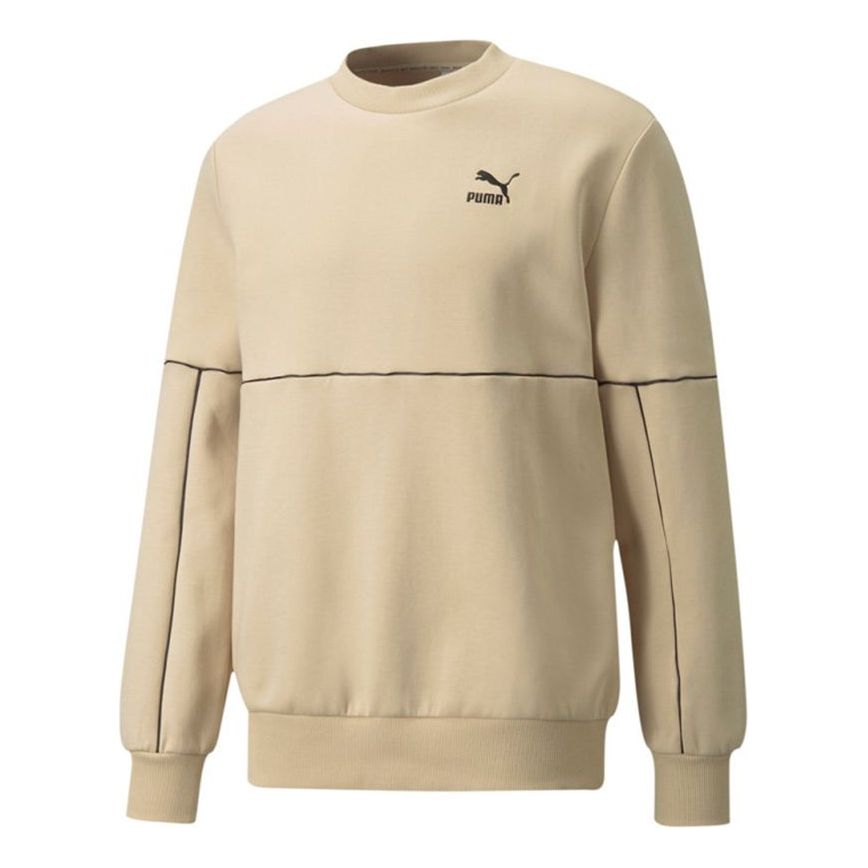 PUMA LUXE Crew Sweatshirt 'Beige' 534410-20