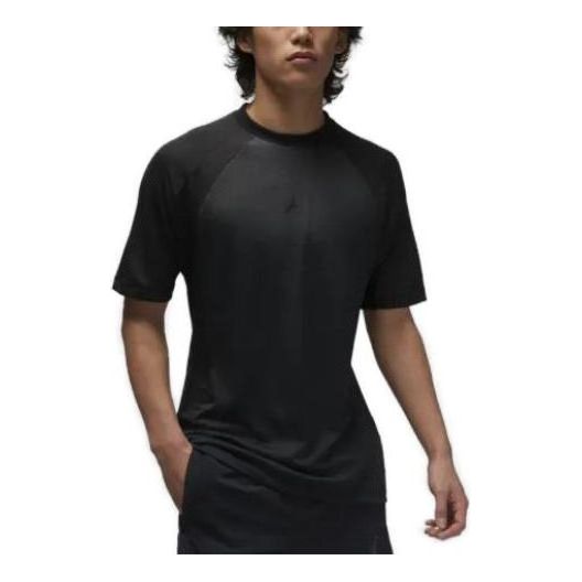 Air Jordan Dri Fit Sport Short Sleeve Top Asia Sizing 'Black' DZ0576-010