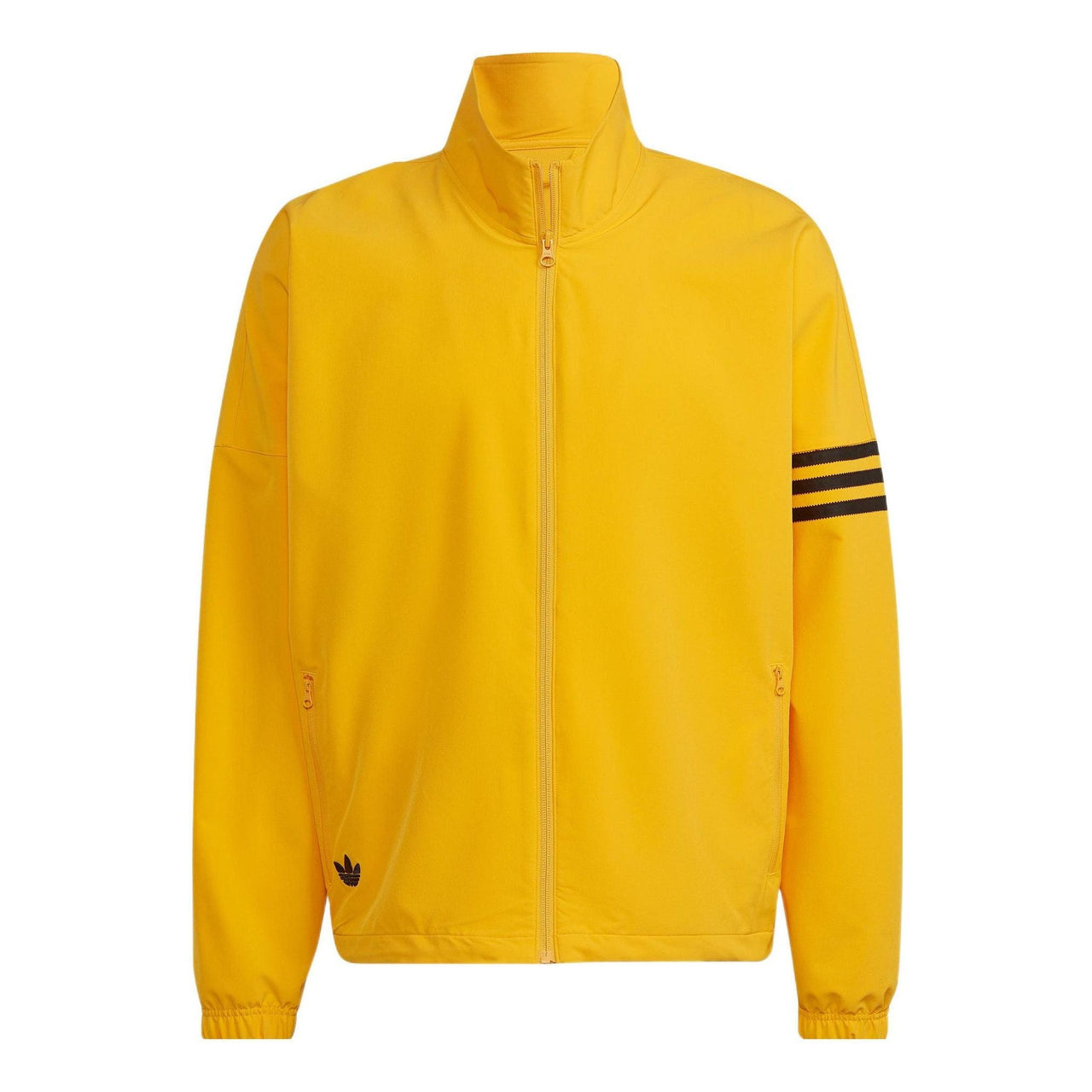 Men's adidas originals New C Tracktop Logo Embroidered Classic Sports Jacket Yellow HM1867