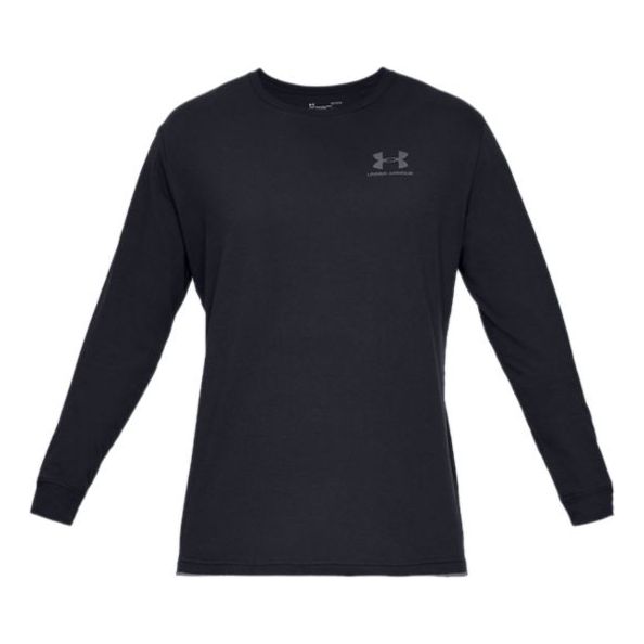 Under Armour Sportstyle Left Chest Long Sleeve T-shirt 'Black' 1329585-001
