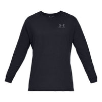 Under Armour Sportstyle Left Chest Long Sleeve T-shirt 'Black' 1329585-001