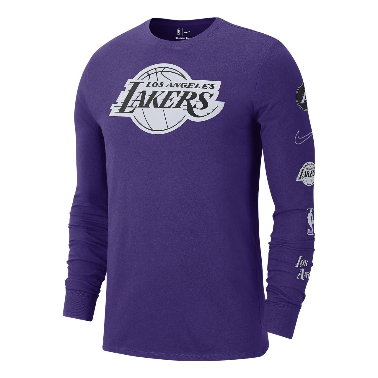 Nike x NBA Los Angeles Lakers Long Sleeve T-shirt 'Purple White' DV6040-504