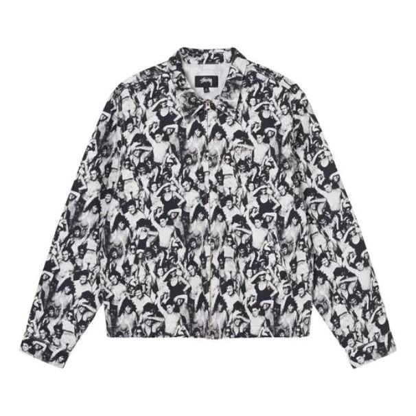 Stussy Beach Mob Bing Jacket 'Black White' 115651