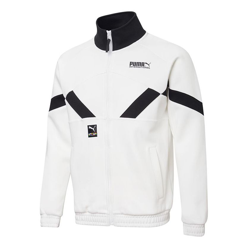 PUMA Casual Sports Knitted Jacket Men's White 531339-02