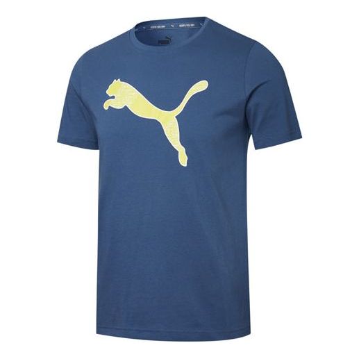 PUMA Active Graphic T-Shirt 'Navy' 845995-43