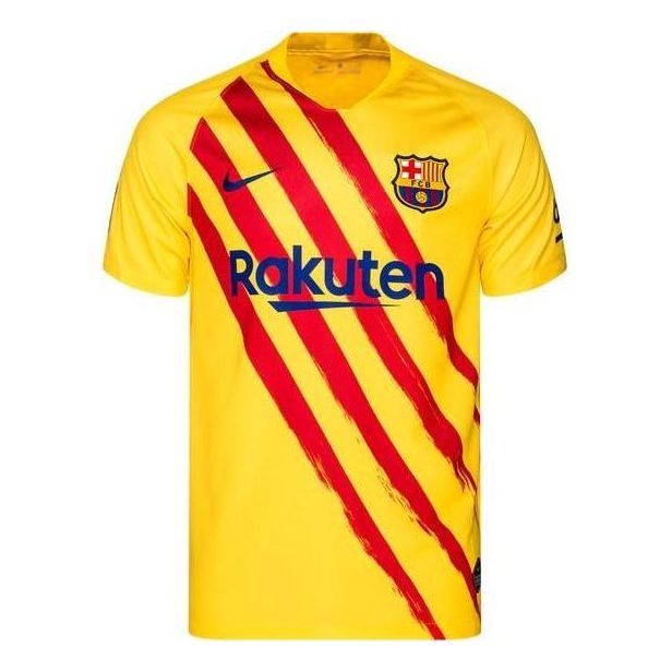 Nike FC Barcelona El Classico Stadium Mens Soccer Jersey 19/20 'Gold' CT2527-727