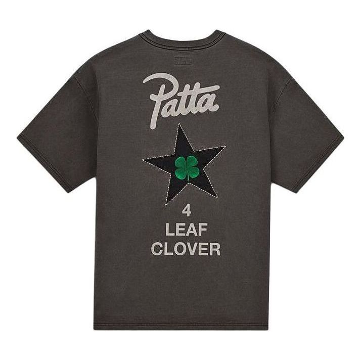 Converse x Patta Four-Leaf Clover Short Sleeve T-Shirt 'Black' 10024663-A01