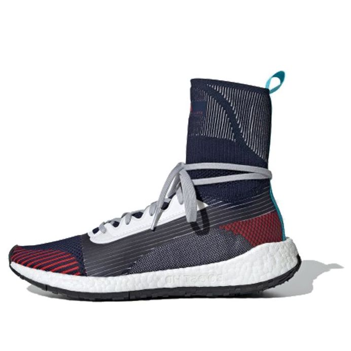 (WMNS) adidas PULSEBOOST HD MID S. 'Grey Red' EE9460