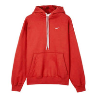 Men's Nike Casual Sports Fleece Drawstring Pullover Red CD6393-657